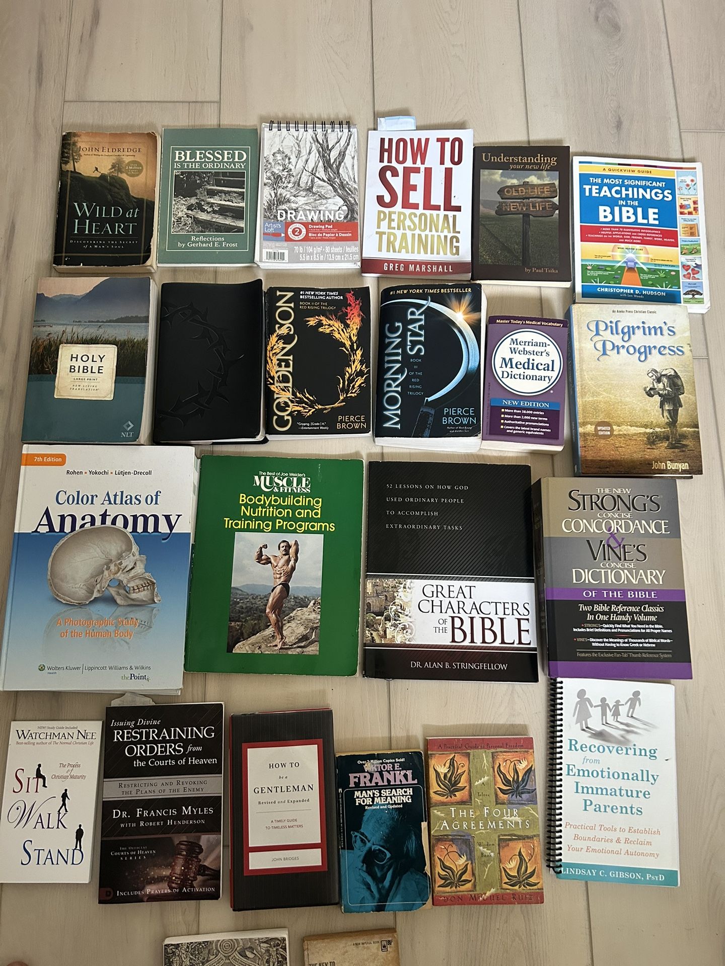 Books (Self Help, Health, Business, Bibles)