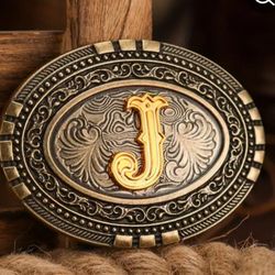 Letter J Belt Buckle All Other Letters Are Available 