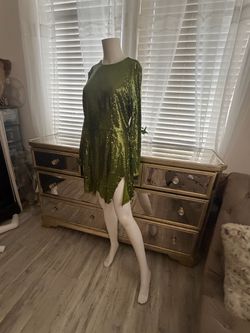 Tinker bell costume Long Sleeve Mini Dress
