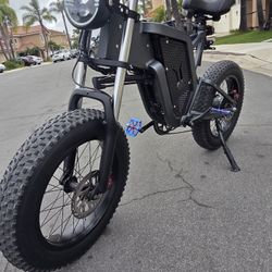 EKX X20 Electric Bike Mountain Moped Ebike 20 Inch Fat Tire 2000W 48V 35AH