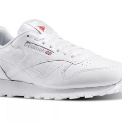 Reebok Classic Leather White/White/Light Grey 