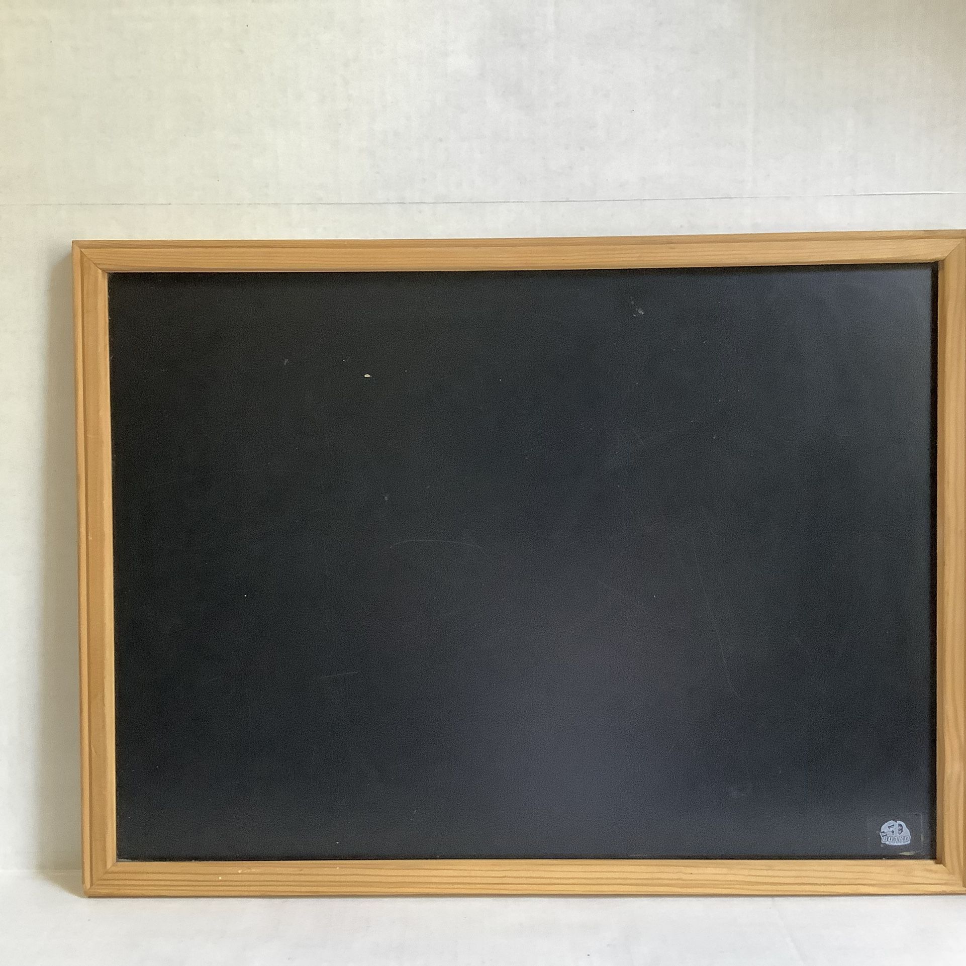 The Board Dudes 17 x 23 Chalk Board with Oak Wood Style Frame