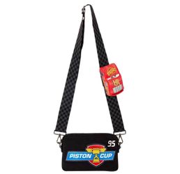 Loungefly Disney Cars Piston Cup Lightning Mcqueen Crossbody Sling Bag
