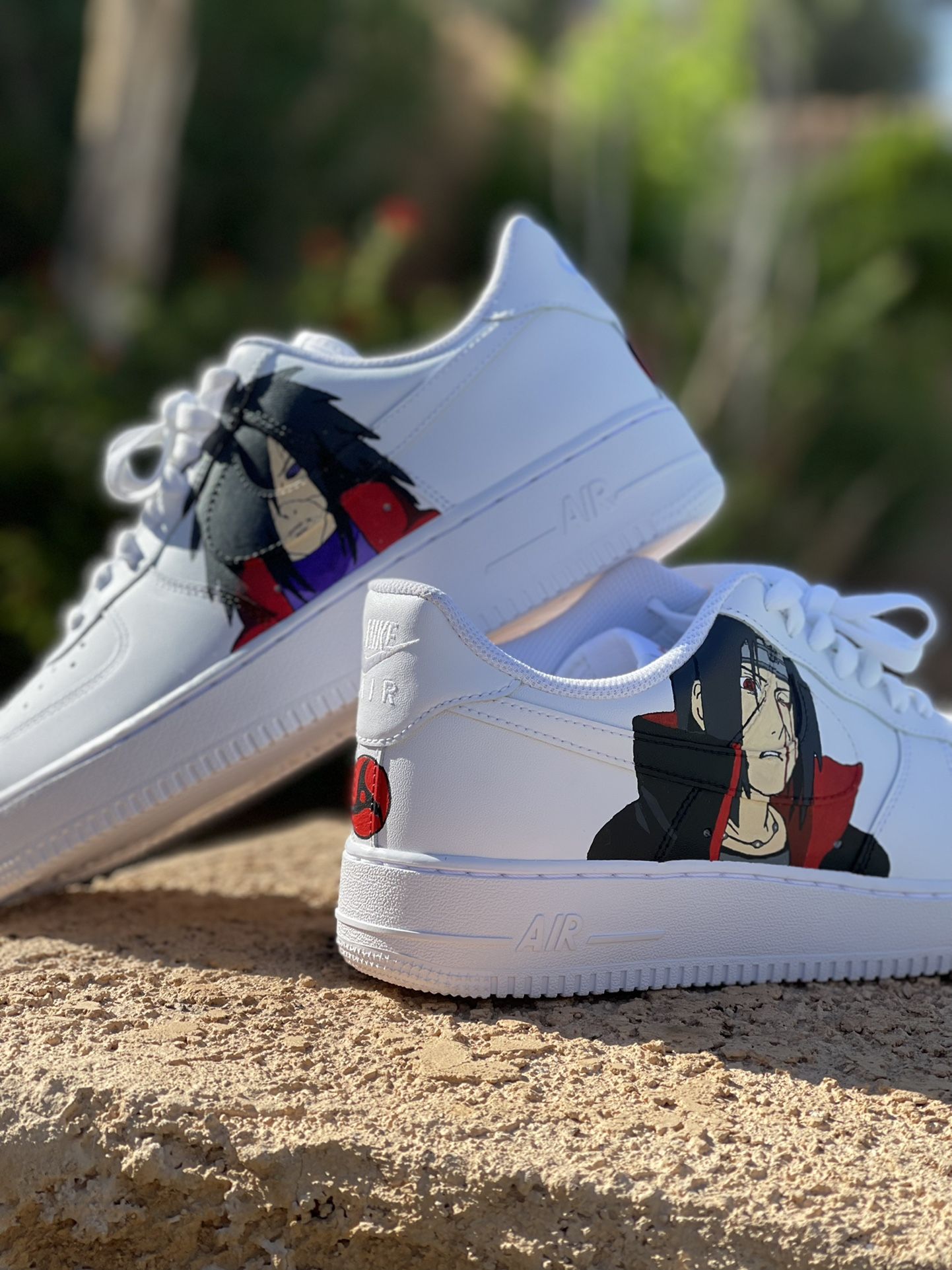 Custom Naruto Af1 Itachi Madara Sharingan Made to order Any Size