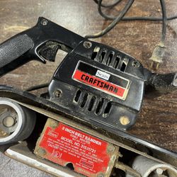Craftsman 3" Belt Sander In Case 