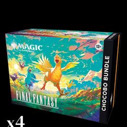 MAGIC THE GATHERING Final Fantasy Chocobo Bundle x4 BRAND NEW