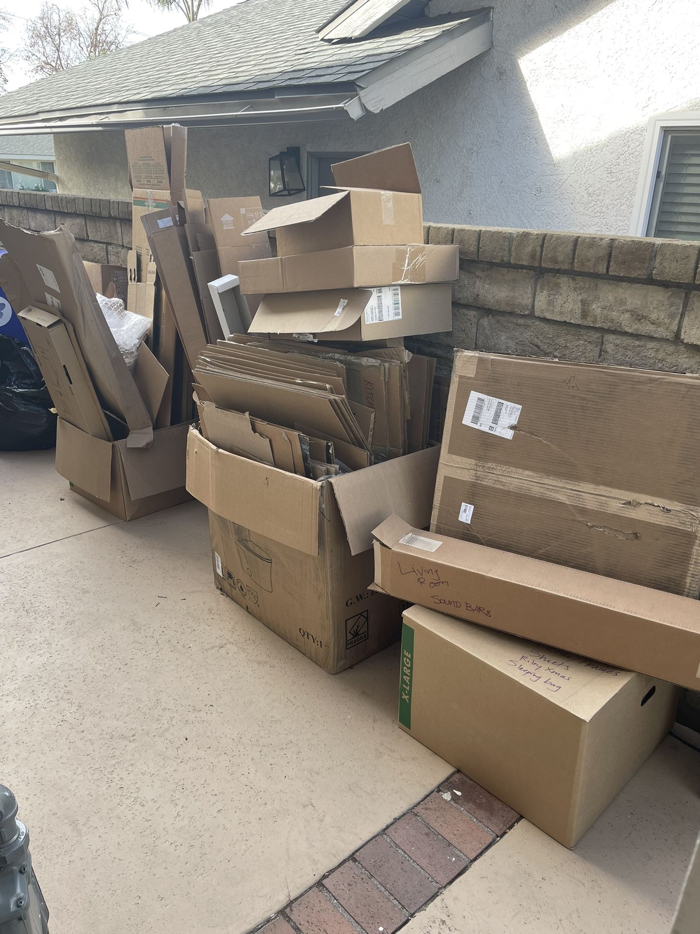 Free Cardboard - Moving Boxes