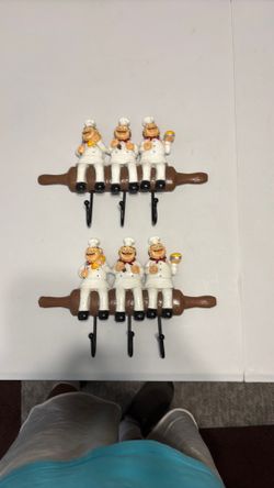 Fat chef wall hooks