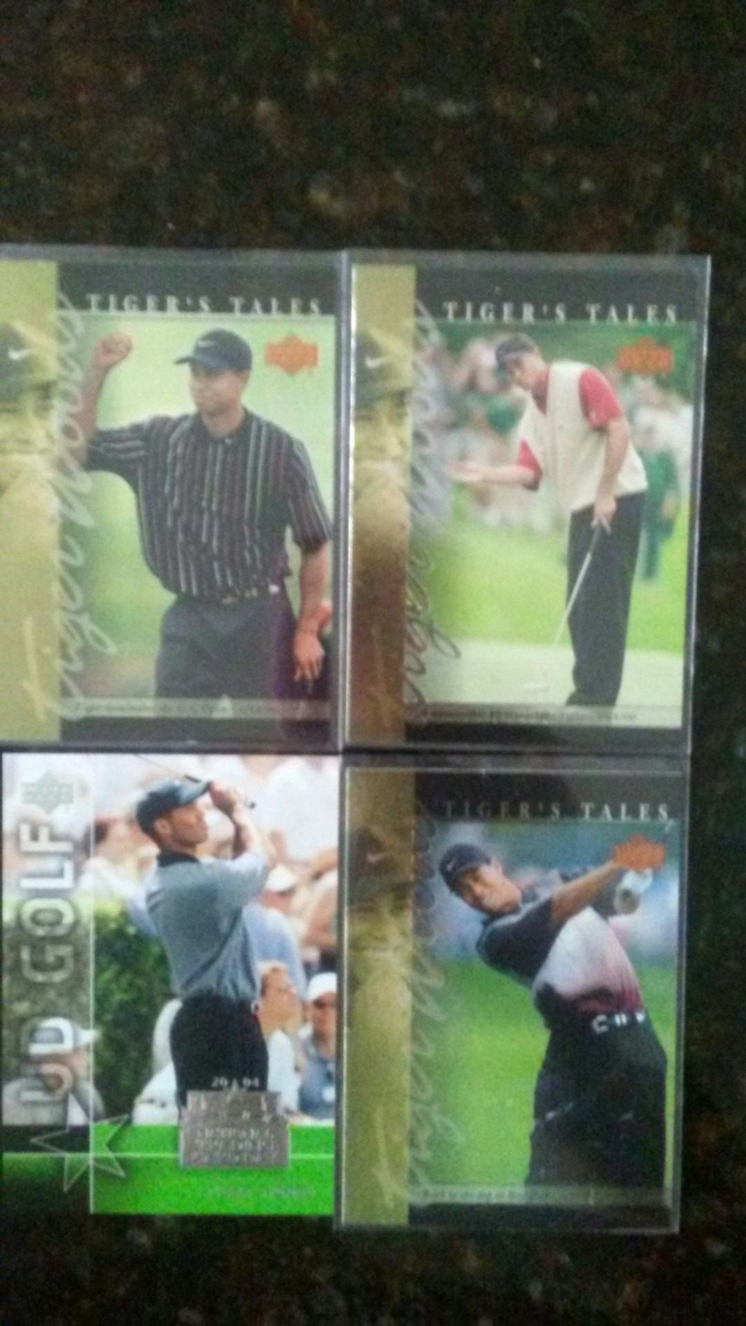 Tiger Woods Golf Cards