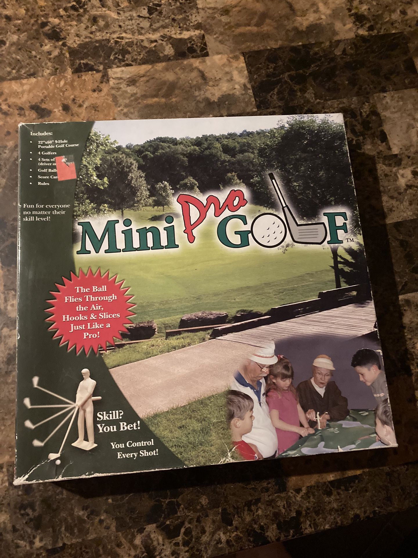New Tibiinc Mini Portable Pro Golf Course game  