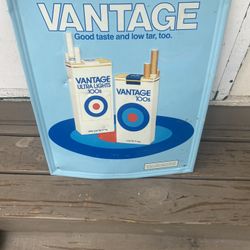 Old Vintage Cigarette Sign