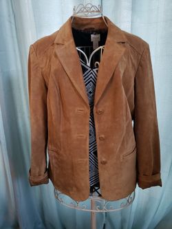 Camel L Genuine Leather Jacket