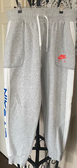 NIKE AIR Men's Size Large Premium Air Fleece Logo Pants