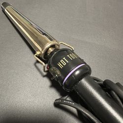 Used HOT TOOLS curling iron purple color