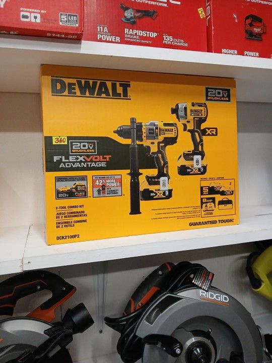 Dewalt New Brushless 20v Tool Combo Kit