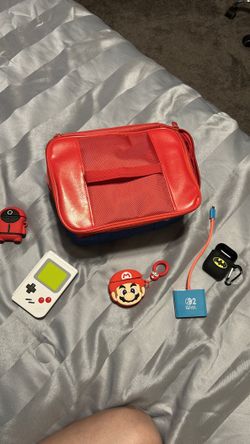 Video game case with accessories