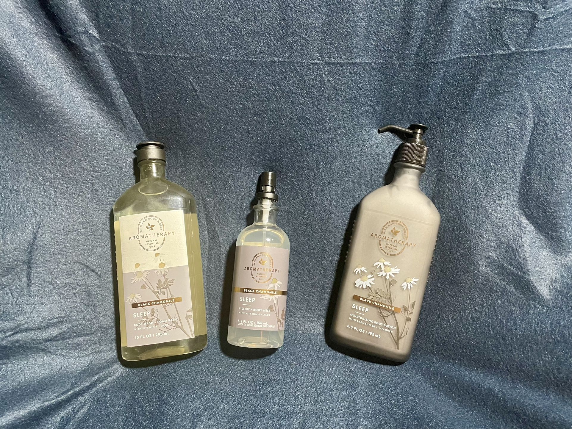 NIB Black Chamomile Aromatherapy Set