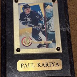 Hockey Anaheim Mighty Ducks Paul Kariya rookie card