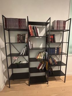 Wooden bookshelf