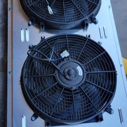 89-00 Chevy C1500 C2500 C3500 K1(contact info removed) 5.7L Aluminum Radiator With Fans