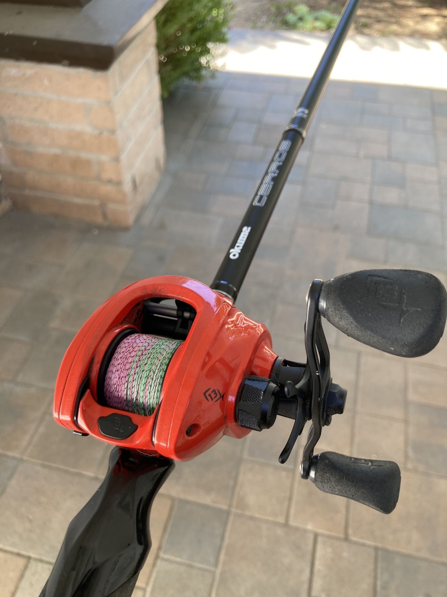 Z Concepts Baitcaster Reel and Okuma Fishing Rod