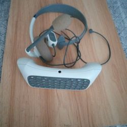 Xbox 360 Chat Pad With Headphones