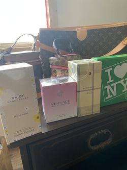 Women perfume in bags