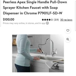Kitchen faucet With Soap dispenser(firm on Price)