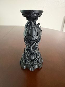 Gothic Pumpkin Tea Light Holder