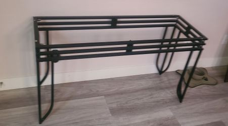 Metal sofa table