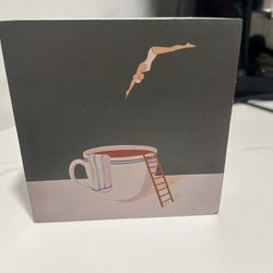 Coffee Lovers Wooden Box Vintage Sign Decor