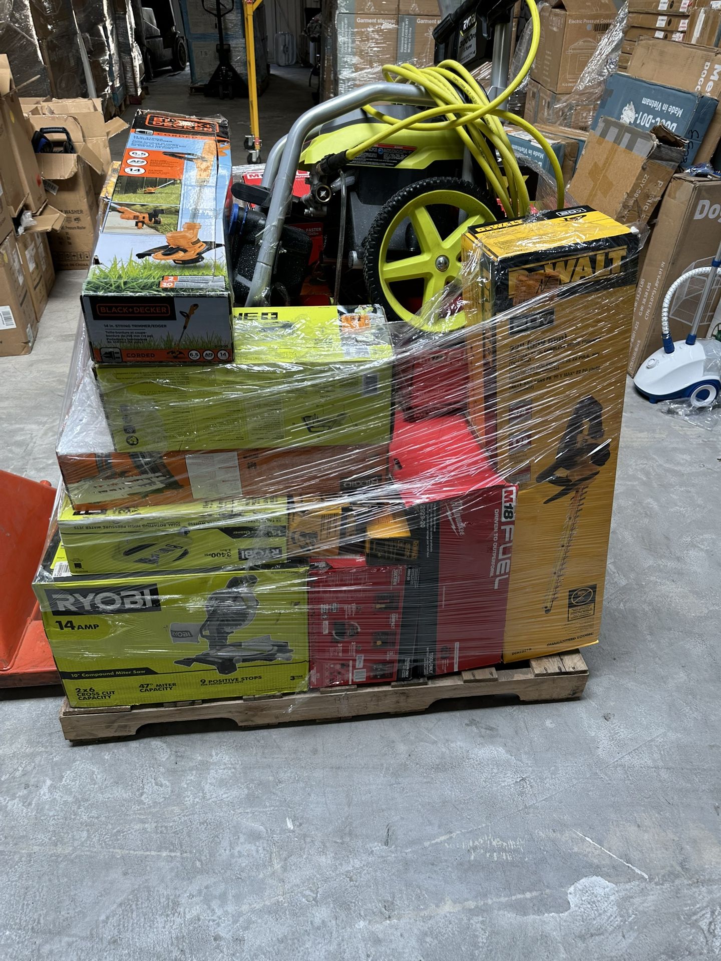 Tools! Powers tools, hand tools, very beautiful selection available !! High value brands, 5 pallets