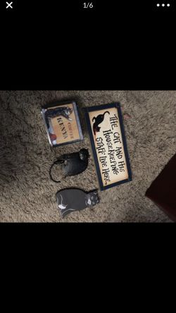 Brand New Cat Decorations ! Cards with Chip Excepted