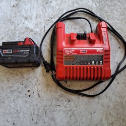 Milwaukee M18 Battery & Charger 