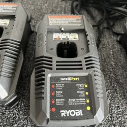 One RYOBI charger