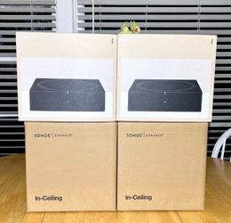 The pictures are very clear: 2 x Sonos Amps + 2(Pairs) of Sonos In-Ceiling Speakers. Everything I sell is Brand New. Also includes Warranty too.