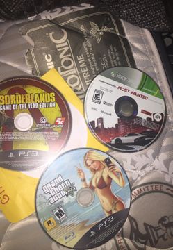 2 PS3 Games 1 Xbox 360 Game Never played once