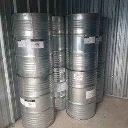 Galvanized, Metal Barrels