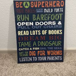 Sign For Playroom Or Kids Room