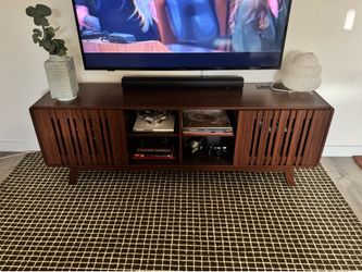 Brown MCM TV Stand
