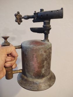 Vintage Brass Blowtorch. Made By Clayton and Lambert. 