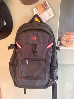 Swiss Gear Backpack Gray and Red