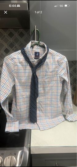 Boy shirt with tie  size 12