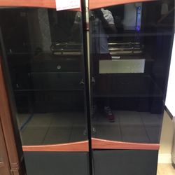 2 Entertainment center towers