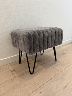 Grey Ottoman