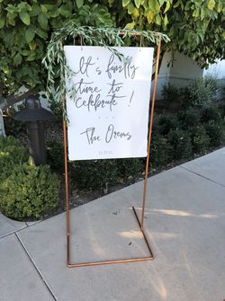 Copper Wedding Stand