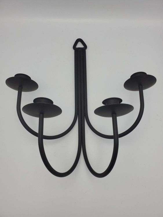 Iron 4-Candle Wall Sconce