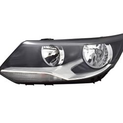 Left Driver Side Halogen Headlight Compatible With Volkswagen Tiguan（Jh2375C)