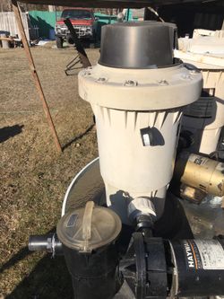 2 pool pumps