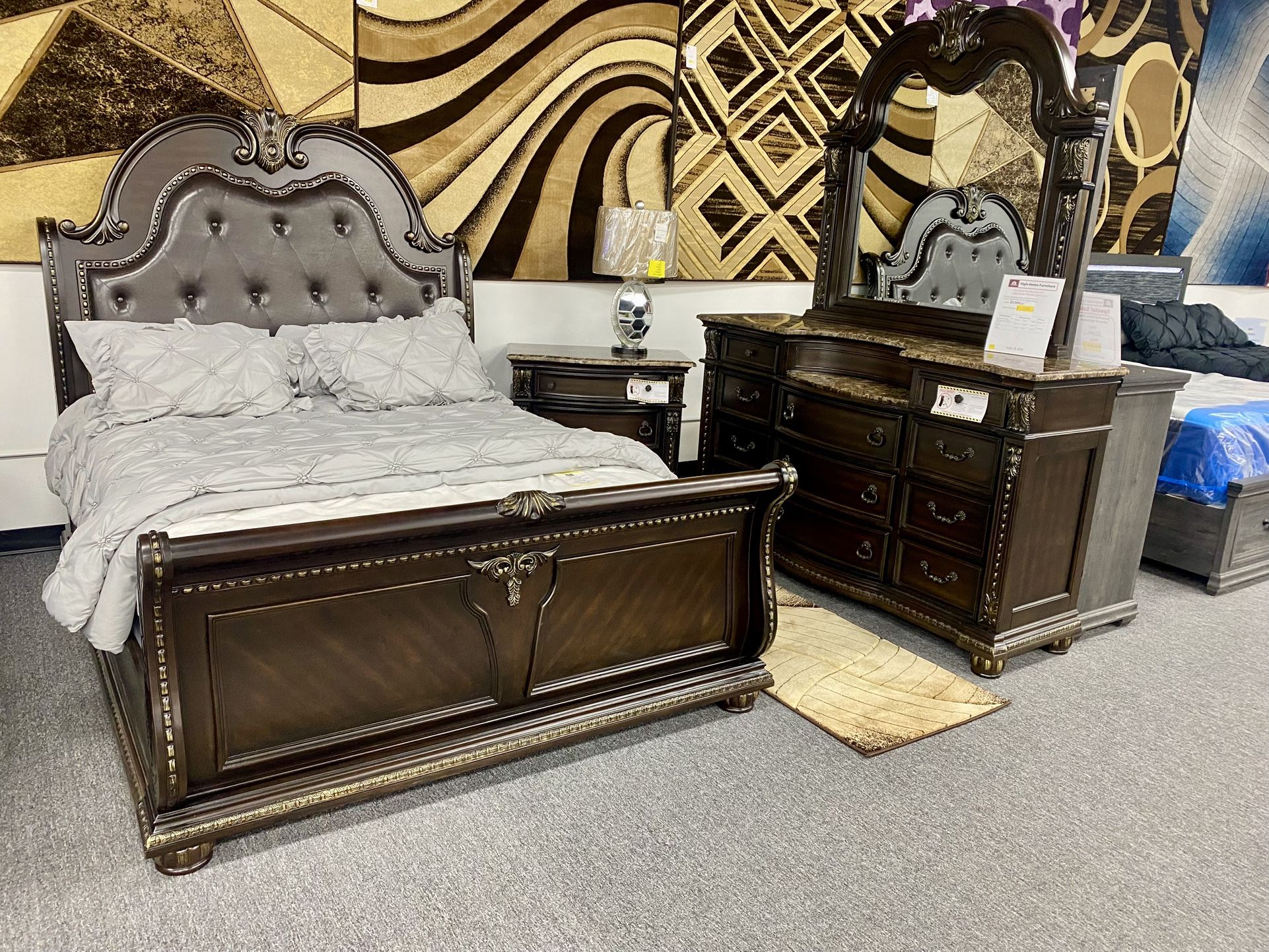 Queen Size Bedframe Set $1,599